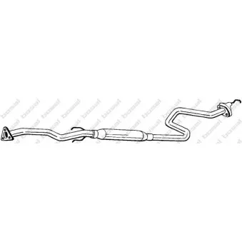 Silencieux central BOSAL 286-531