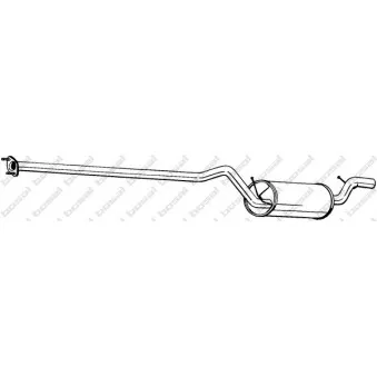 Silencieux central BOSAL 286-605