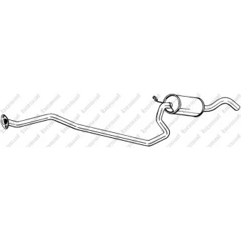Silencieux central BOSAL 286-775