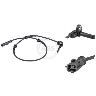 Capteur, vitesse de roue A.B.S.