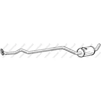 Silencieux central BOSAL 286-787