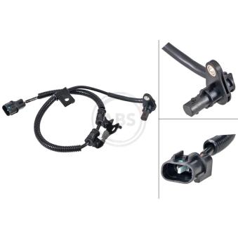 Capteur, vitesse de roue A.B.S.