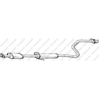 Silencieux central BOSAL 286-819