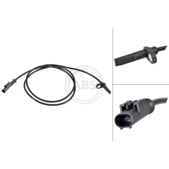 Capteur, vitesse de roue A.B.S.