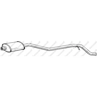Silencieux central BOSAL 286-833