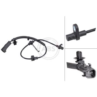 Capteur, vitesse de roue A.B.S.