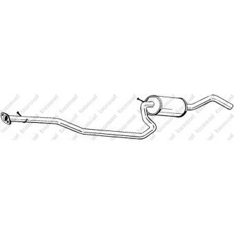 Silencieux central BOSAL 286-955