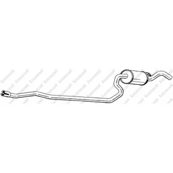 Silencieux central BOSAL 286-991
