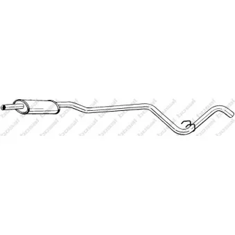 Silencieux central BOSAL 287-053