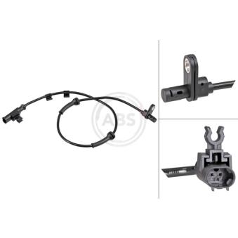 Capteur, vitesse de roue A.B.S.