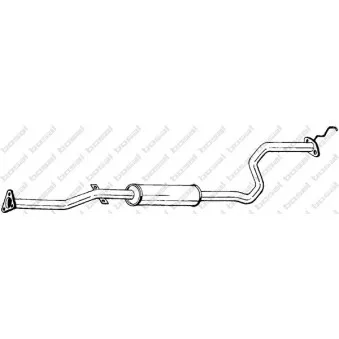 Silencieux central BOSAL 287-115