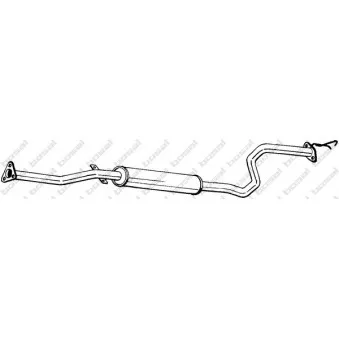 Silencieux central BOSAL 287-125