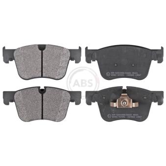 Jeu de 4 plaquettes de frein avant A.B.S.