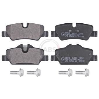 Jeu de 4 plaquettes de frein arrière A.B.S.