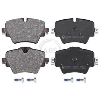 Jeu de 4 plaquettes de frein avant A.B.S.