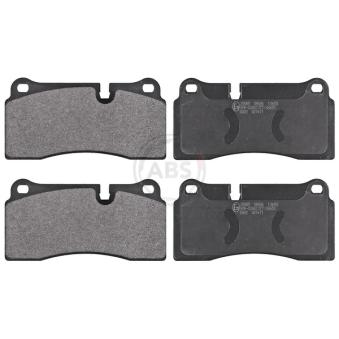 Jeu de 4 plaquettes de frein arrière A.B.S.