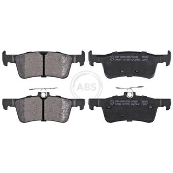Jeu de 4 plaquettes de frein arrière A.B.S.