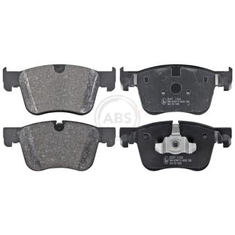 Jeu de 4 plaquettes de frein avant A.B.S.