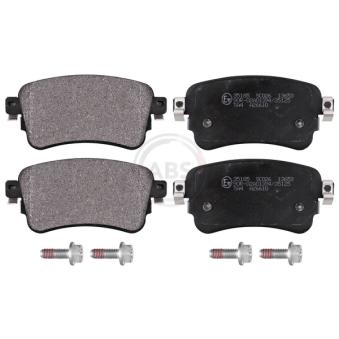 Jeu de 4 plaquettes de frein arrière A.B.S.