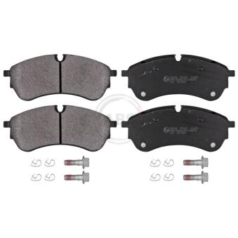 Jeu de 4 plaquettes de frein avant A.B.S.