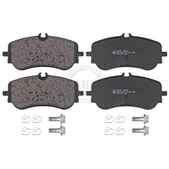 Jeu de 4 plaquettes de frein arrière A.B.S.