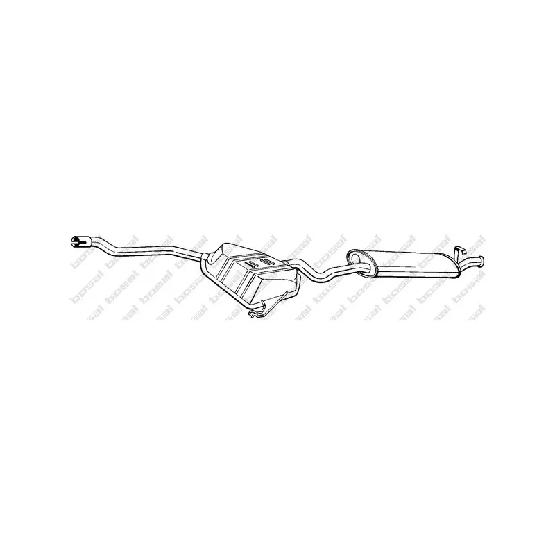 Silencieux arrière BOSAL 287-143