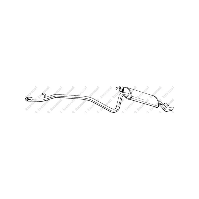 Silencieux arrière BOSAL 287-145