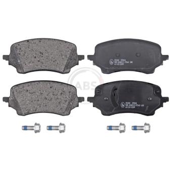 Jeu de 4 plaquettes de frein avant A.B.S.