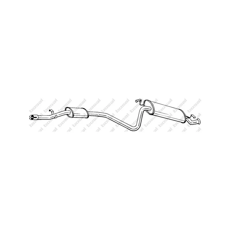 Silencieux arrière BOSAL 287-149