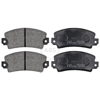 Jeu de 4 plaquettes de frein avant A.B.S.