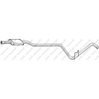 Silencieux central BOSAL 287-159