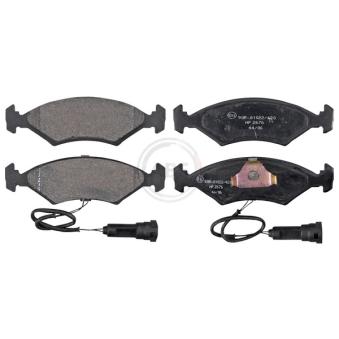 Jeu de 4 plaquettes de frein avant A.B.S. 36485