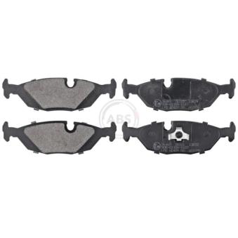 Jeu de 4 plaquettes de frein arrière A.B.S.