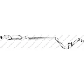 Silencieux central BOSAL 287-163