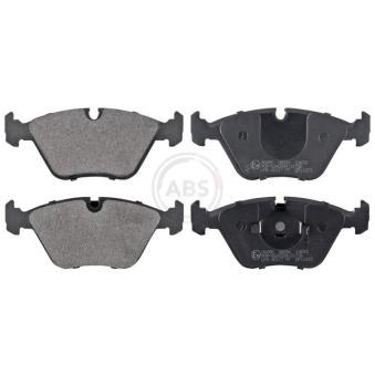 Jeu de 4 plaquettes de frein avant A.B.S.