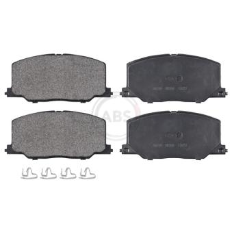 Jeu de 4 plaquettes de frein avant A.B.S. 36659