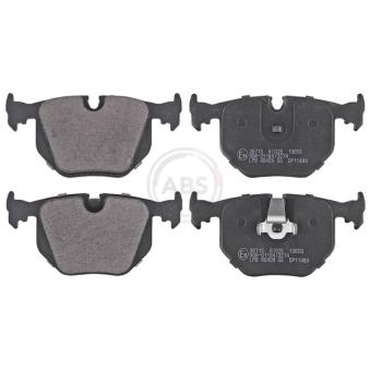 Jeu de 4 plaquettes de frein arrière A.B.S.