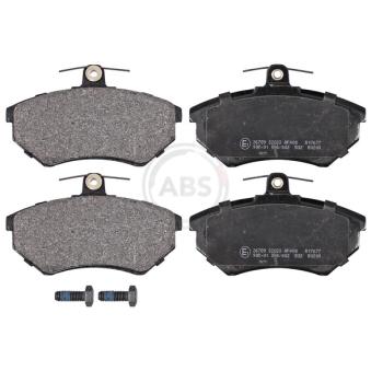 Jeu de 4 plaquettes de frein avant A.B.S.