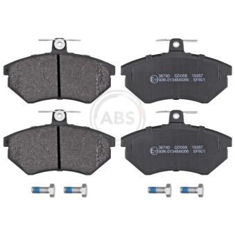 Jeu de 4 plaquettes de frein avant A.B.S.