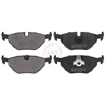 Jeu de 4 plaquettes de frein arrière A.B.S.