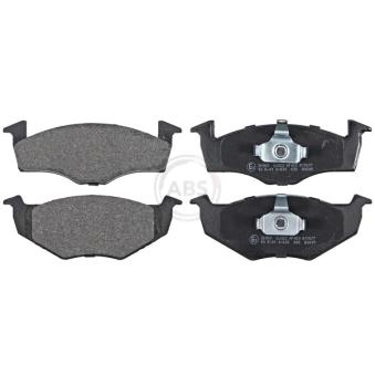 Jeu de 4 plaquettes de frein avant A.B.S.