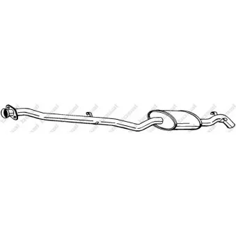 Silencieux arrière BOSAL