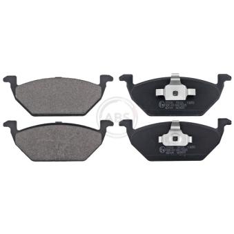 Jeu de 4 plaquettes de frein avant A.B.S.