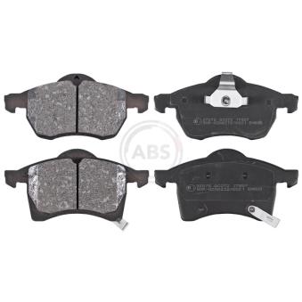 Jeu de 4 plaquettes de frein avant A.B.S.