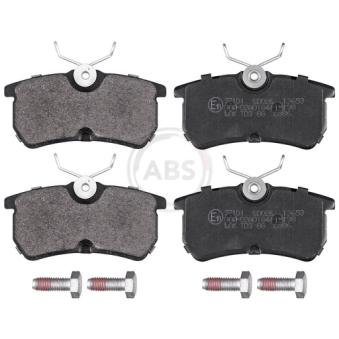 Jeu de 4 plaquettes de frein arrière A.B.S.