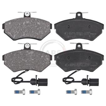 Jeu de 4 plaquettes de frein avant A.B.S.