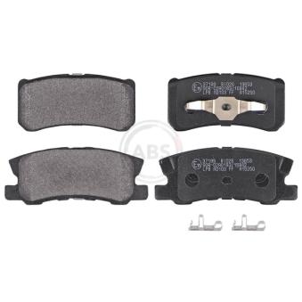 Jeu de 4 plaquettes de frein arrière A.B.S.