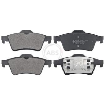 Jeu de 4 plaquettes de frein arrière A.B.S.