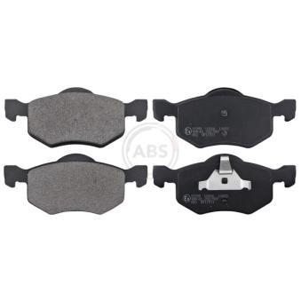 Jeu de 4 plaquettes de frein avant A.B.S.