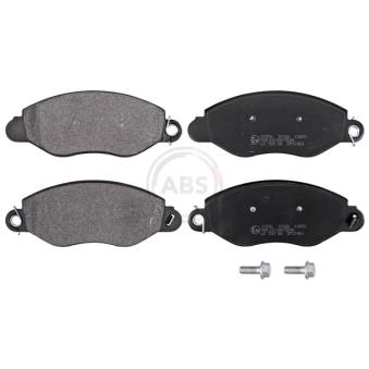 Jeu de 4 plaquettes de frein avant A.B.S.